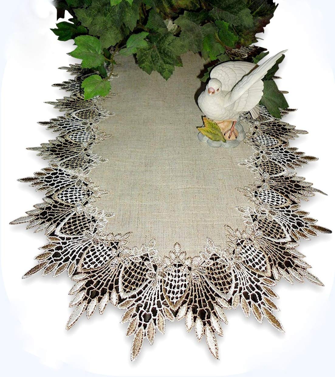 Best Galleria Di Giovanni Lace Table Runner
