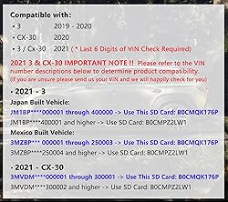 Navigation SD Card Compatible with 2019-2020