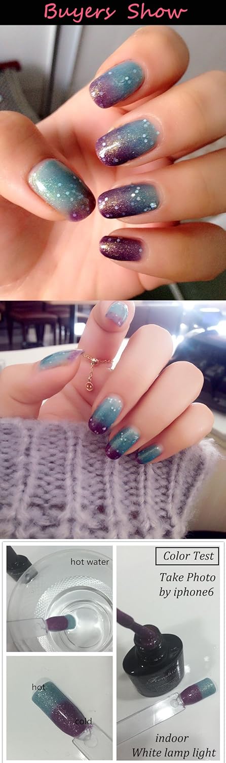 JOLIGEL 3pcs 10ml Pintauñas Esmaltes en Gel Camaleón ...