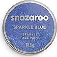 Snazaroo Sparkle Face and Body Paint, 18.8g (0.66-oz) Pot, Sparkle Blue
