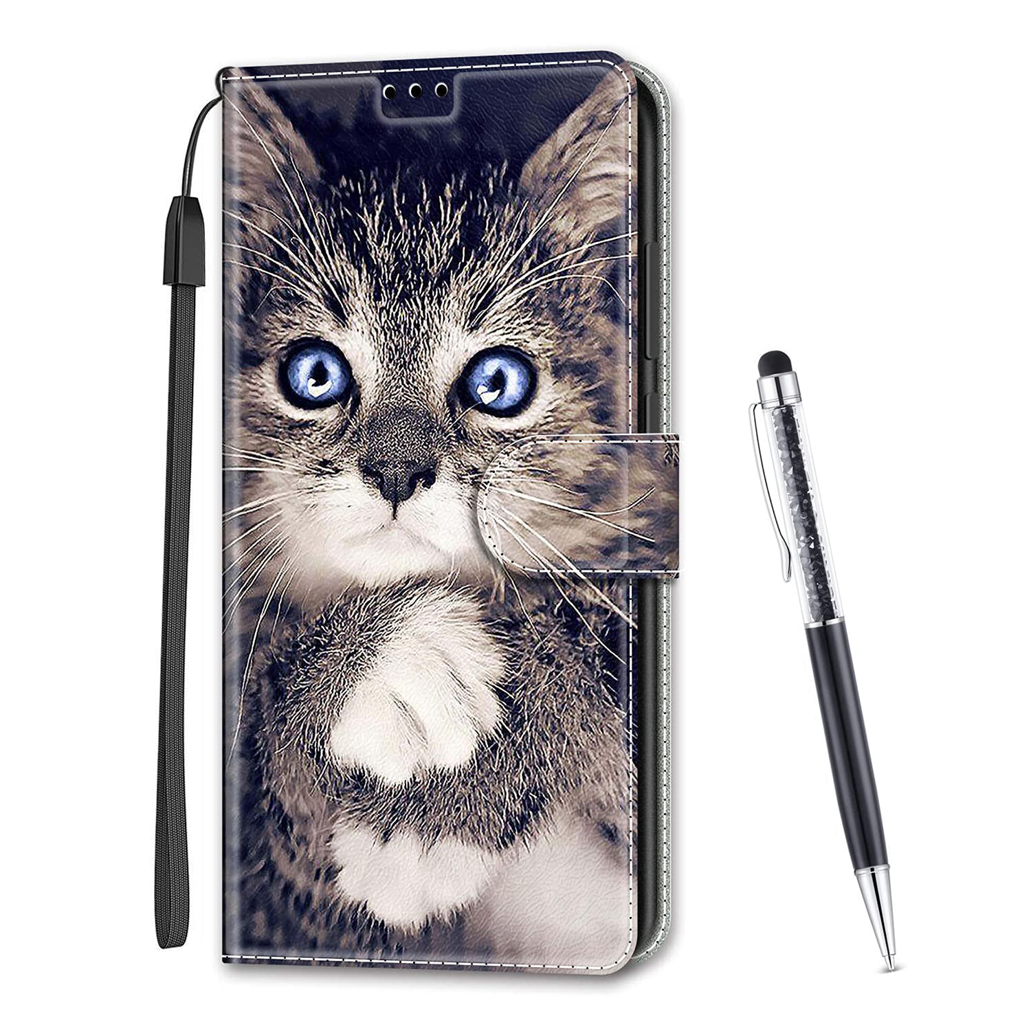 MadBee Compatible with iPhone Xs Max Case 6.5 Inch, Full Body Colorful Pattern Design Flip Magnetic Detachable PU Leather Wallet Case Cover for iPhone Xs Max (Cat A) — image 1