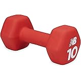 New Balance Dumbbells Hand Weights (Single) - Neoprene Exercise & Fitness Dumbbell for Home Gym Equipment Workouts Strength T
