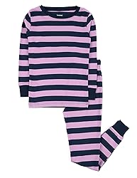 Leveret Boys Girls Kids Striped Two Piece Cotton