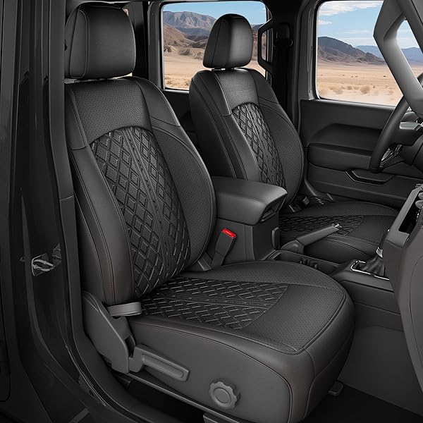 RIDEPOSH FOR JEEP WRANGLER SEAT COVERS JL 4...