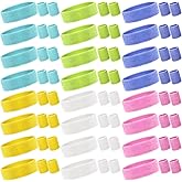 72 Pcs 80s Neon Headbands Sweatband Set, Include 24 Sports Headbands and 48 Sweat Wristbands Bulk for Woman Man