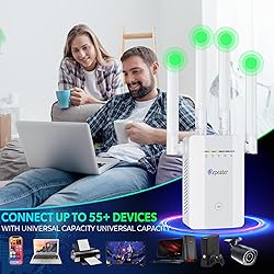 2024 WiFi Extender Signal Booster, up to 10k+sq. ft