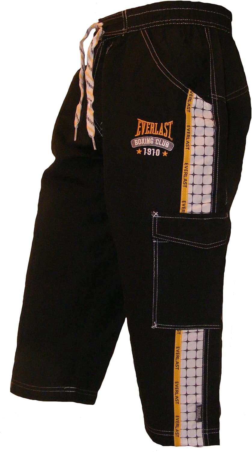 black 3 quarter jeans