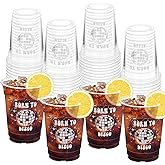 HYMENEX 50Pcs Disco Cups, 12oz Disco Ball Cups for 70s 80s 90s Dance Party Cowgirl Cowboy Birthday Decorations Wedding Bridal Shower Supplies