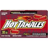 Hot Tamales Fierce Cinnamon Candy, 4.25oz Theater Box, Pack of 12