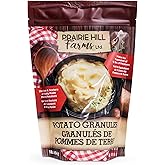 Prairie Hill Farms Dehydrated Potato Granules. 100% Made in Canada. Instant Mashed Potatoes for Cooking, Baking & More. Equiv