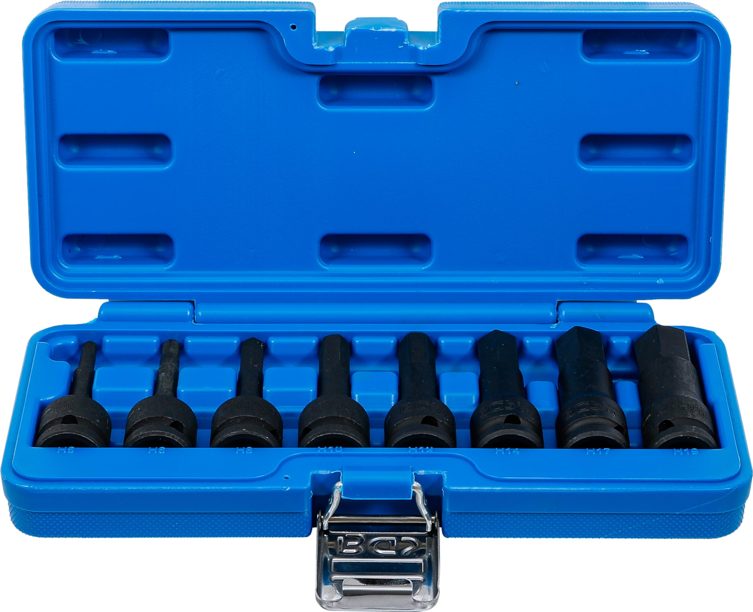 BGS 5481 | Impact Bit Socket Set | 12.5 mm (1/2") Drive | internal Hexagon 5 - 19 mm | 8 pcs.
