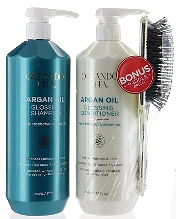 Amazon Com Bonus Set Orlando Pita Moroccan Argan Oil Glossing