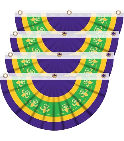Placa Base IPhone 13 Bandera Mardi Gras Nueva Orleans - 3x5 Pies, Colores Amarillo, Verde Y Púrpura, 100% Poliéster Bandera Temática Carnaval