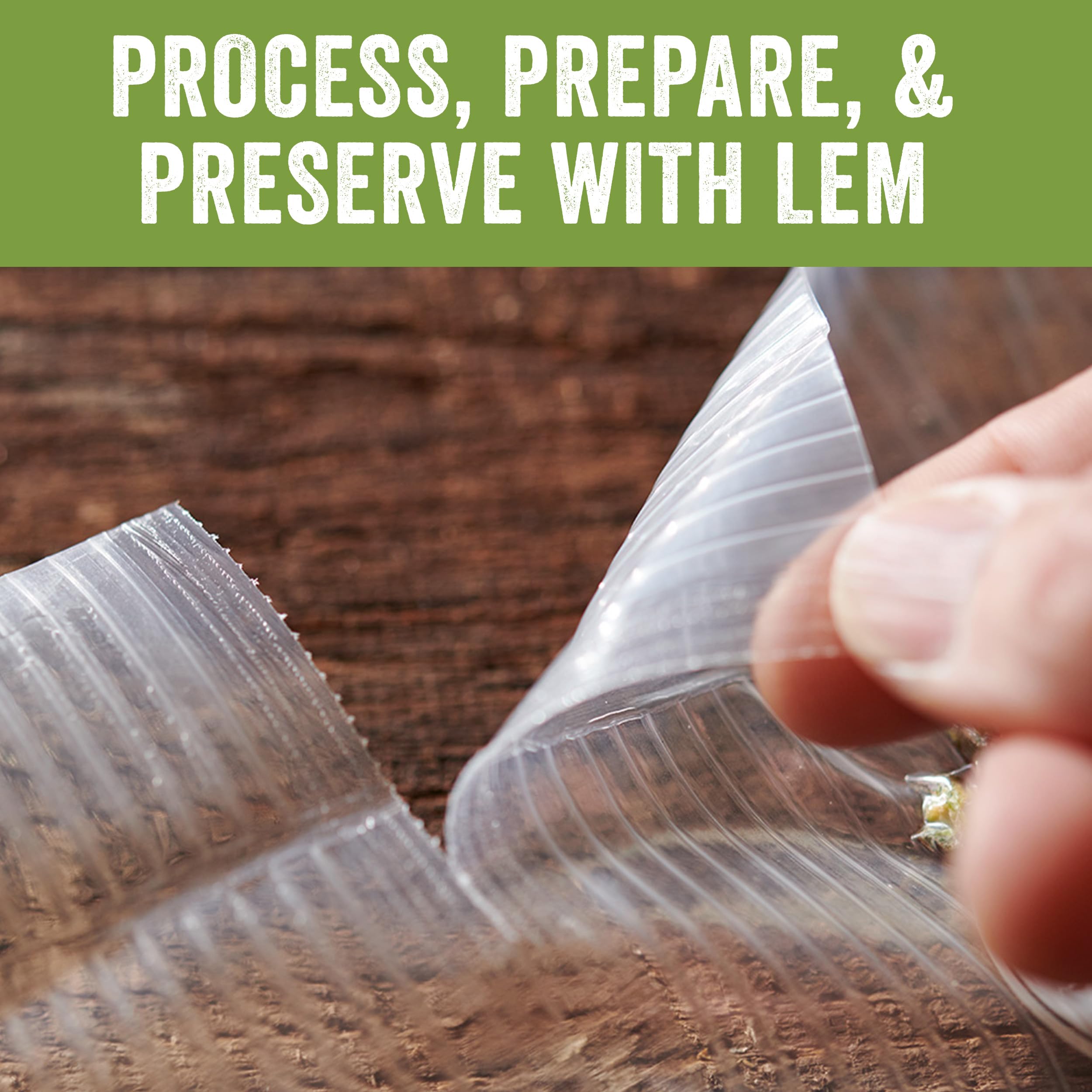 LEM Products MaxVac Portion Vacuum Sealer Perforated Bag Roll Material, 11 Inches x 16 Feet, Compatible with Most Major Vacuum Sealer Brands, 2 Count (Pack of 1)