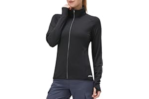 KPSUN Women's UPF 50+ UV Sun Protection Clothing Long Sleeve Athletic Hiking Shirts Lightweight SPF Zip Up Outdoor Jacket