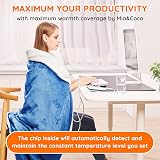 Mia&Coco Electric Heated Blanket Throw 180x130cm Flannel Sherpa 10 Heat Levels view 5