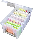 ArtBin Super Semi-Satchel - Clear Art Craft Storage Box, 6925AB