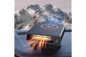 KATZEIST Car Heater, 2025 New Upgrade 2 in 1 Fast Heating Car Heater Car essentials,12V 150W Car Heater that Blow Hot Air, Portable Car Heater That Plugs into Cigarette Lighter