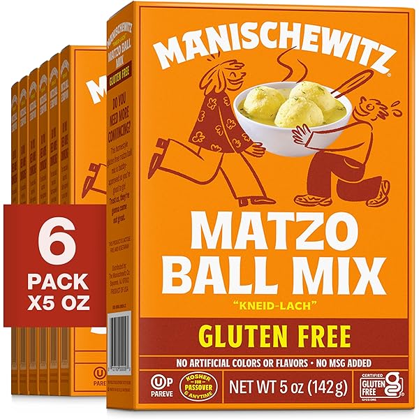 Amazon.com: Manischewitz Matzo Ball and Soup Mix, 4.5oz (6 Pack