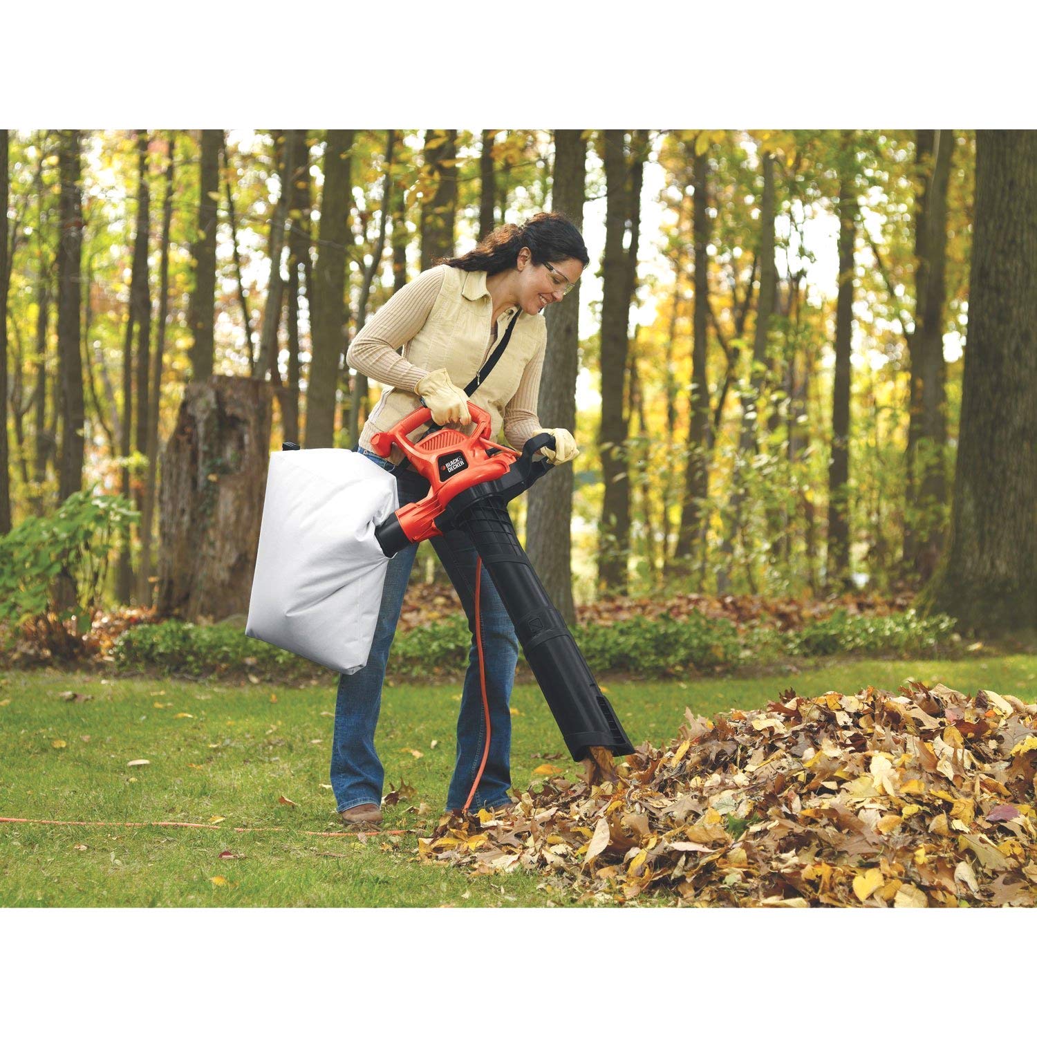 Amazon.com : Galapagoz Leaf Blower Vacuum Collection Bag 610004-01 Black  and Decker BV2500 BV4000 : Garden & Outdoor