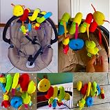 zhongdada Spiral Pram Stroller Crib Toy Plush Rattle Sensory 0-12 Months Boys view 7