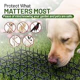 ZYBUX 6 x Flat Prickle Strip Dig Stopper Cat Repellent Mat 49x14x2.7 cm view 6