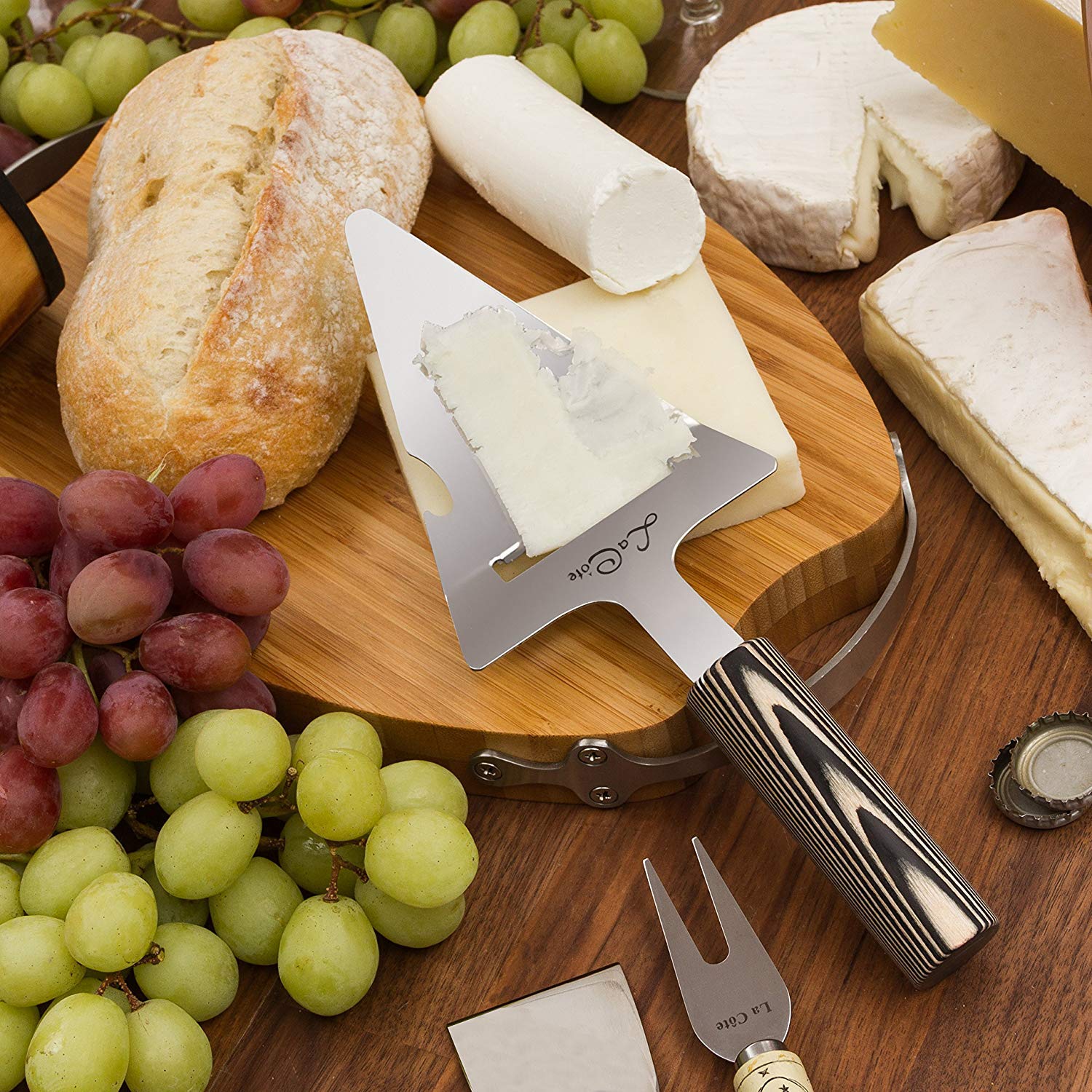 La Cote Stainless Steel Cheese Plane Slicer Knife With