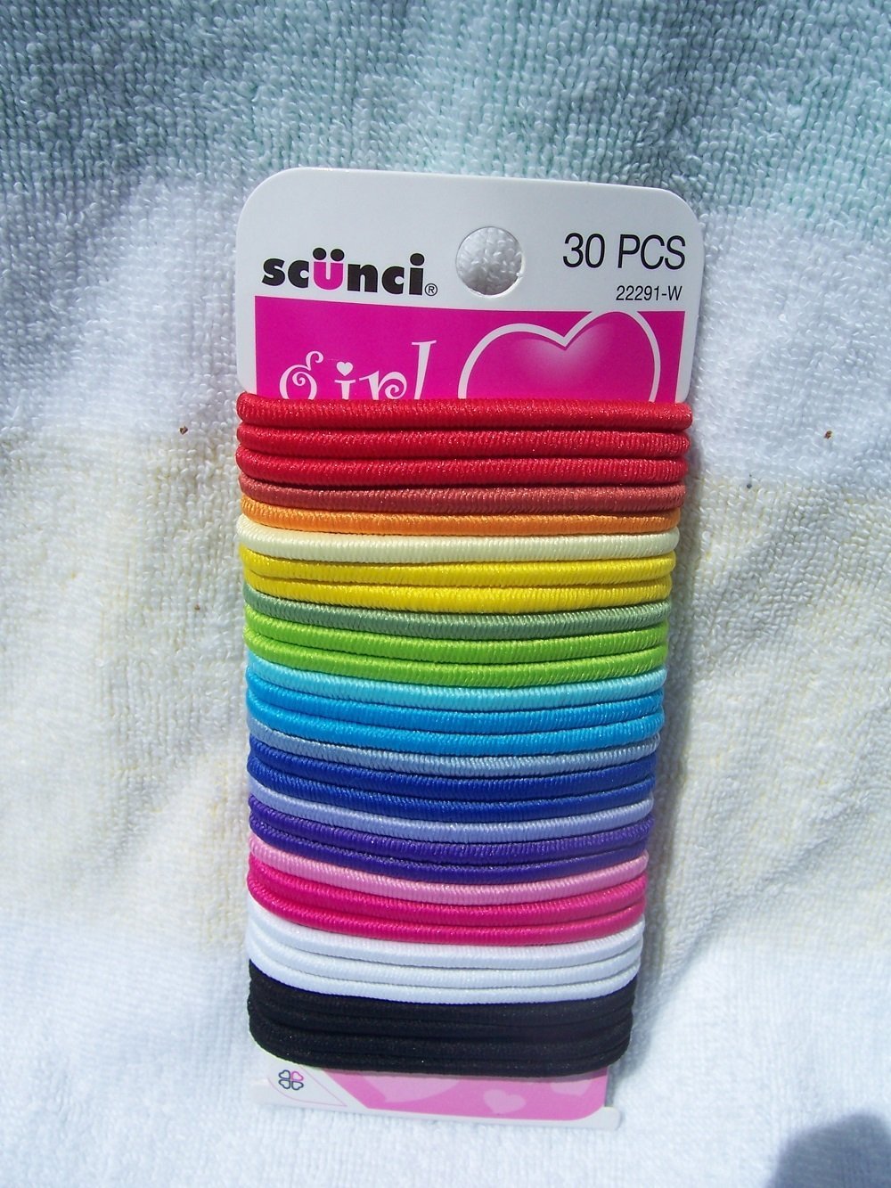 Buy Scunci Rainbow Color Hair Ties Elastics 4mm Online At Low