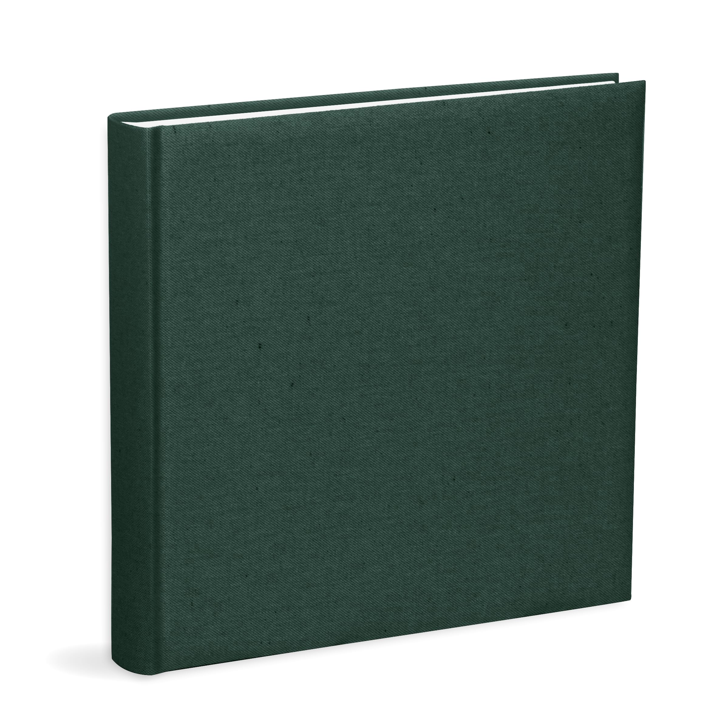 Mareli Photo Album 31 x 31 cm Green Cotton Fabric Cover, 80 Pages with Tissue