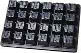Bosmere N256 24 Cell Seed Tray Inserts, Pack of 5, Black view 2