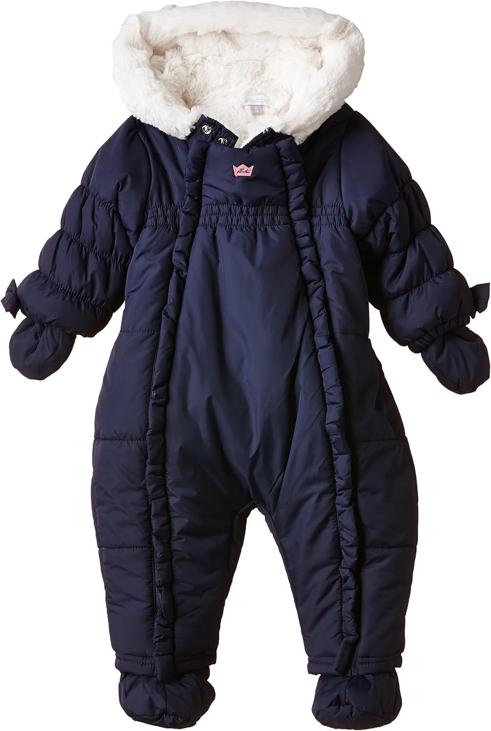 Absorba Baby Girls' Indigo Trip Snowsuit, Blue (Marine), 1218 Months