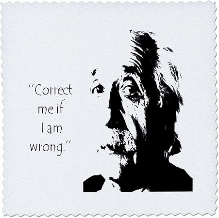 Amazon Com 3drose Qs 469 2 Einstein Humor Humour Mathematics Fun Funny Man Men Quilt Square 6 By 6 Inch
