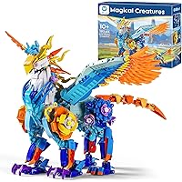 Sillbird Magical Creatures Building Set for Kids Age 10+, Buildable Flower Animal Toy for Home Decor, Birthday Gift Idea for 