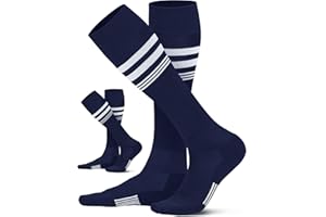 CS CELERSPORT 2/3 Pairs Soccer Softball Socks for Youth Kids, Men and Women Multi-sport Socks