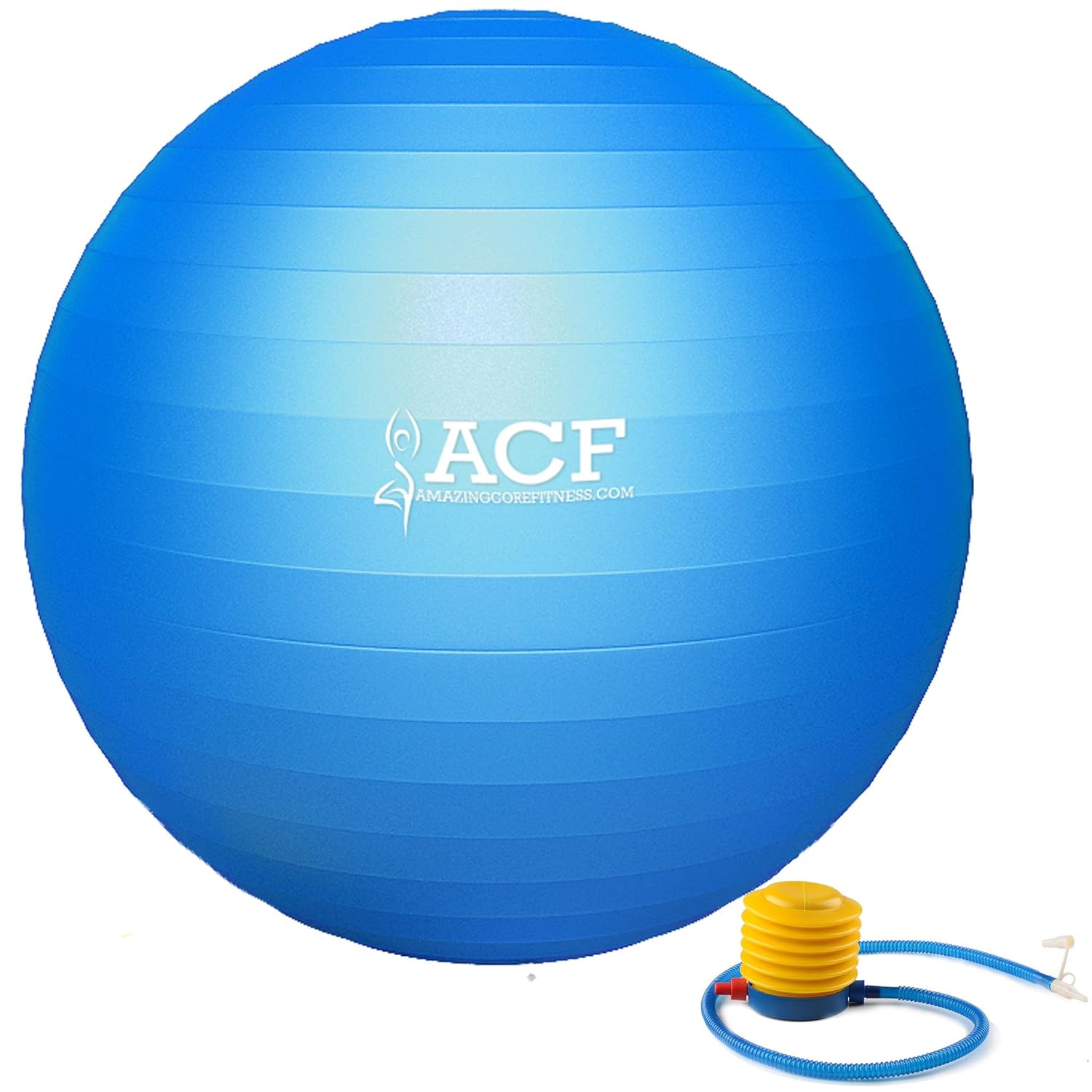 ACF Exercise Ball w/ Pump Anti Burst & Slip Resistant