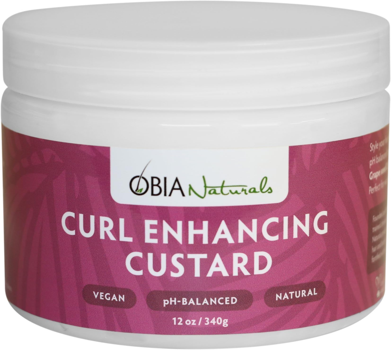 Curl Enhancing Custard - Argan Oil Moisturizing Curl Booster by OBIA Natural Hair Care