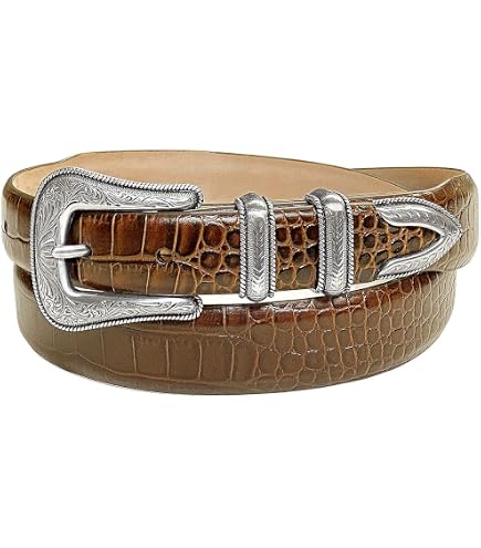 CRAFTMEMORE Western Leather Belt – 3/4 display picture 1