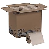 Pacific Blue Basic Recycled Paper Towel Roll (Previously Branded Envision) by GP PRO (Georgia-Pacific), Brown, 26401, 350 Fee