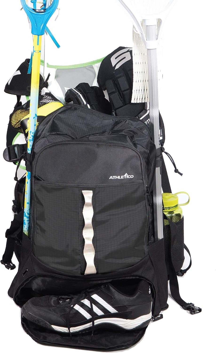 Athletico Lacrosse Bag, Extra Large Lacrosse Backpack, Holds All Lacrosse or Field Hockey Equipment
