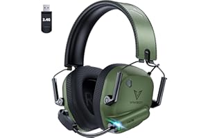 Vakedy Wireless Gaming Headset for PC, PS4, PS5, Mac,Switch,2.4GHz USB Gaming Headset with Microphone Bluetooth Gaming Headset 50mm Drivers, 50Hr Battery,Low Latency,Lightweigh-Green