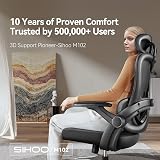 SIHOO Ergonomic Office Chair with Lumbar Support and 3D Armrests view 4