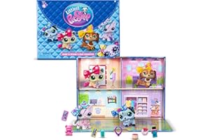 Littlest Pet Shop- Sweet & Stylish Bundle Set - Series 4 - Gen 7 Authentic LPS Bobble Head Toy Figure, Collectible Toy Animal, Ages 4+