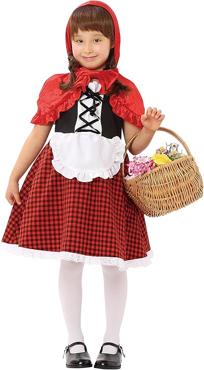 Amazon Kirakira レッドケープ プリンセス キッズコスチューム 女の子 1cm クリアストーン正規品 おもちゃ おもちゃ