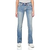 True Religion Womens Becca Midrise Super T Boot Cut Jean