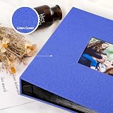Benjia Photo Album 6x4 Slip In Linen Extra Large 1000 Pockets Blue view 3