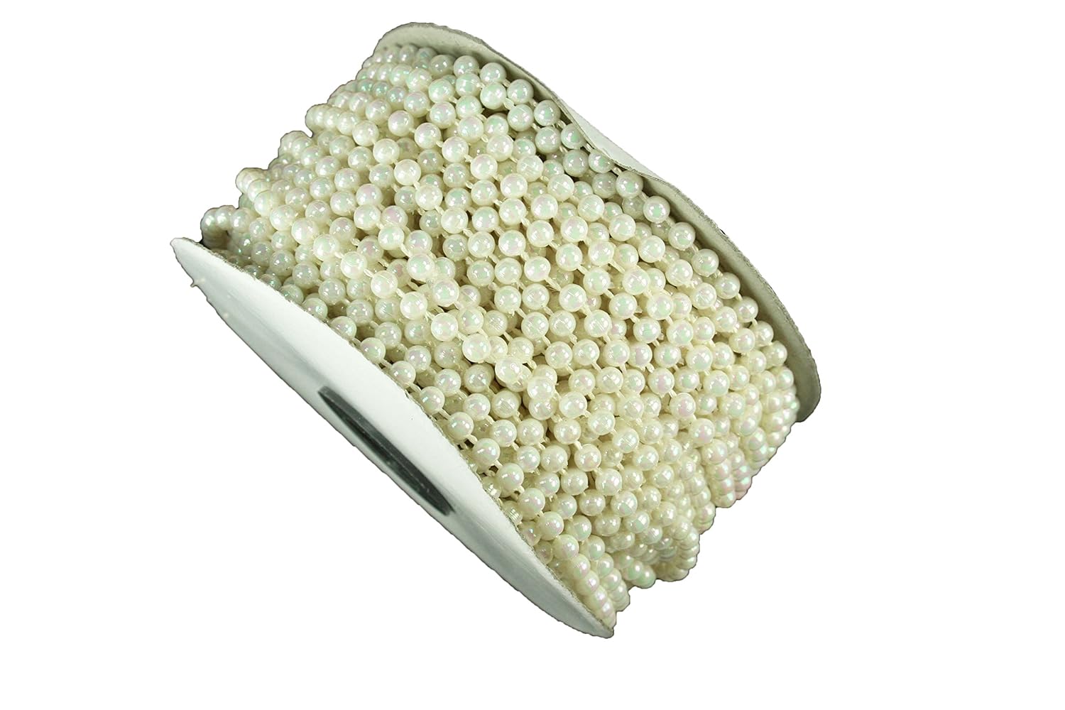 Dreampartycreation 4MM Faux Pearl Plastic BEADS on a String Craft ROLL