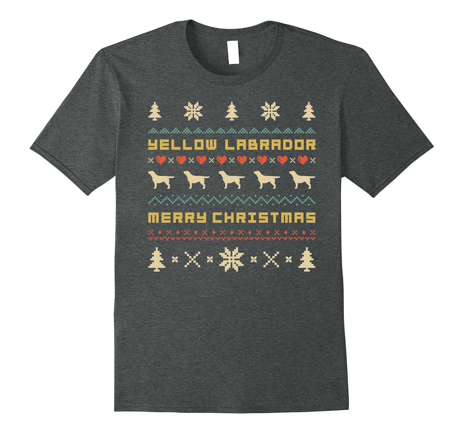 yellow lab christmas sweater