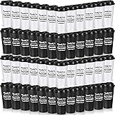 Suclain 48 Pcs Thank You Cups Employee Appreciation Gifts 16 oz Plastic Coffee Cups with Lid Thank You for Being Awesome Tumbler Team Gift for Christmas Staff Coworker Teacher (Coffee Cup)