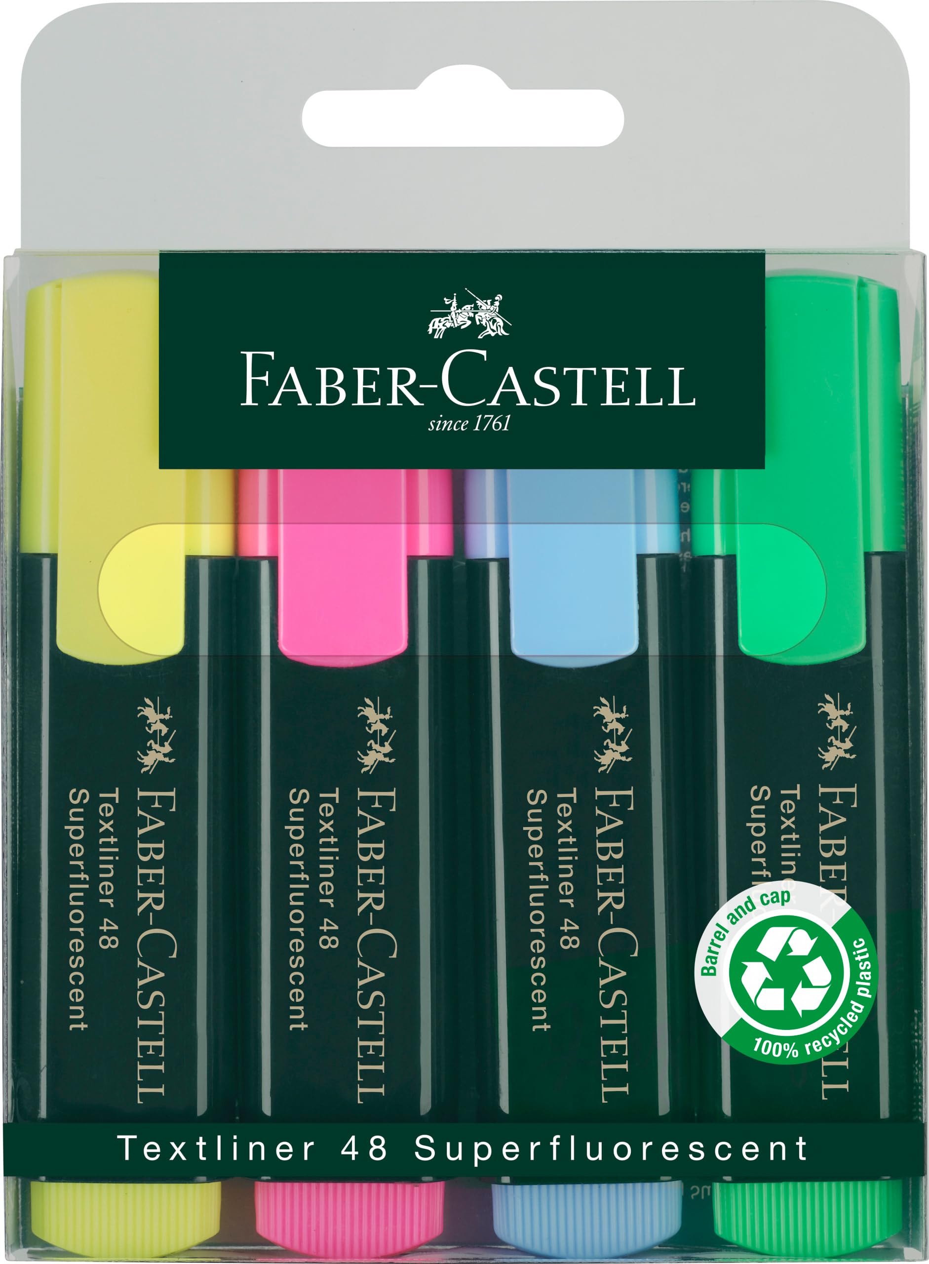Faber-Castell 48 Textliner (Wallet of 4)