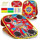 Spider Bean Bag Toss Game for Kids – 3-in-1 Cornhole Board Outdoor Toys for Toddlers, Family Fun Games for Beach & Yard, Birthday Easter Gifts for Ages 3 4 5 6 7 8-12 Year Old Boys Girl